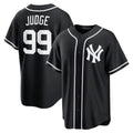 Ldoa NY.Yankees #99 Aaron Judge Player Black Out Game Stitched Jerseys
