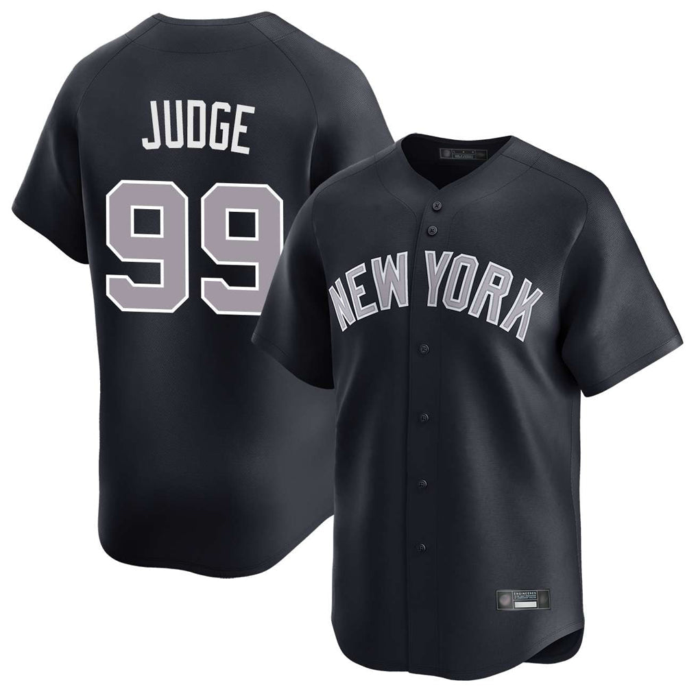 Ldoa NY.Yankees #99 Aaron Judge Player Navy Limited Home Stitched Jerseys