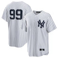 Ldoa NY.Yankees #99 Aaron Judge Player White Game Home Stitched Jerseys