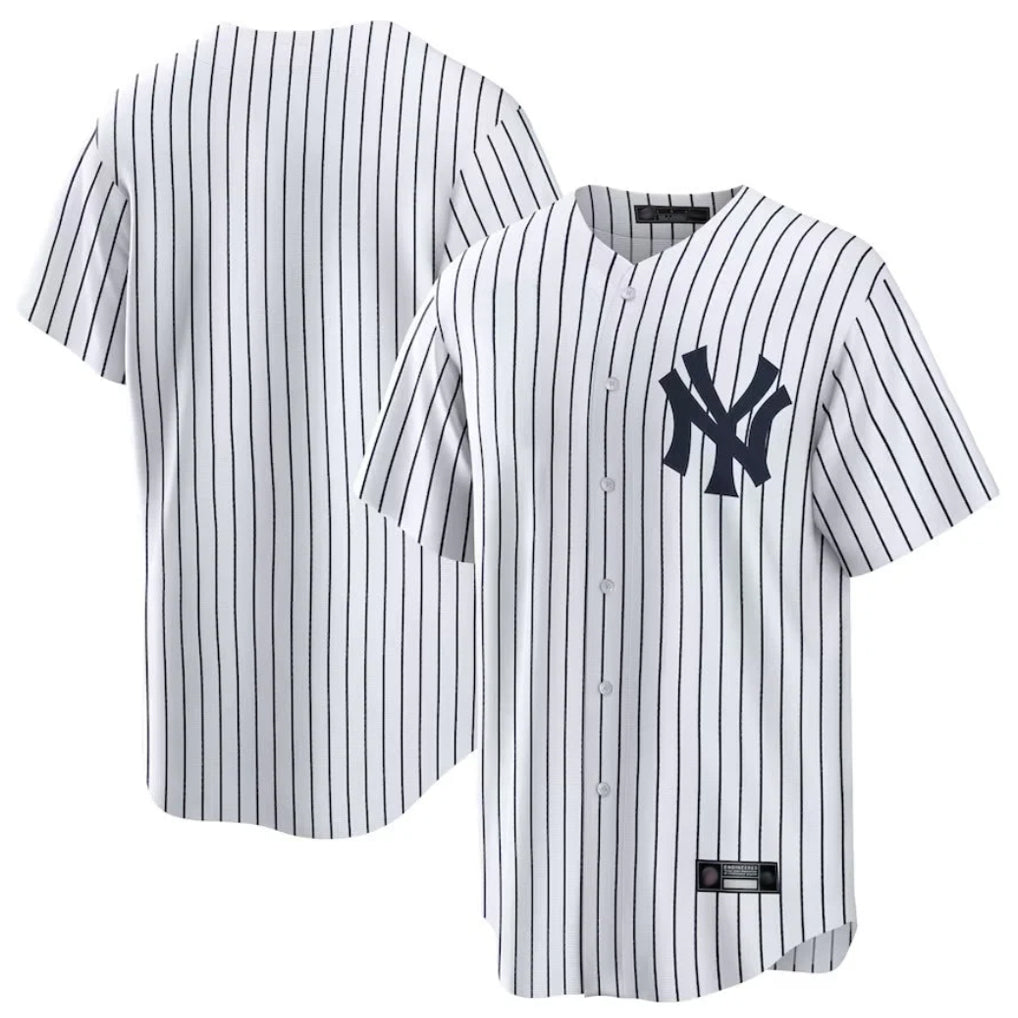 Ldoa NY.Yankees Blank Player White Game Stitched Jerseys