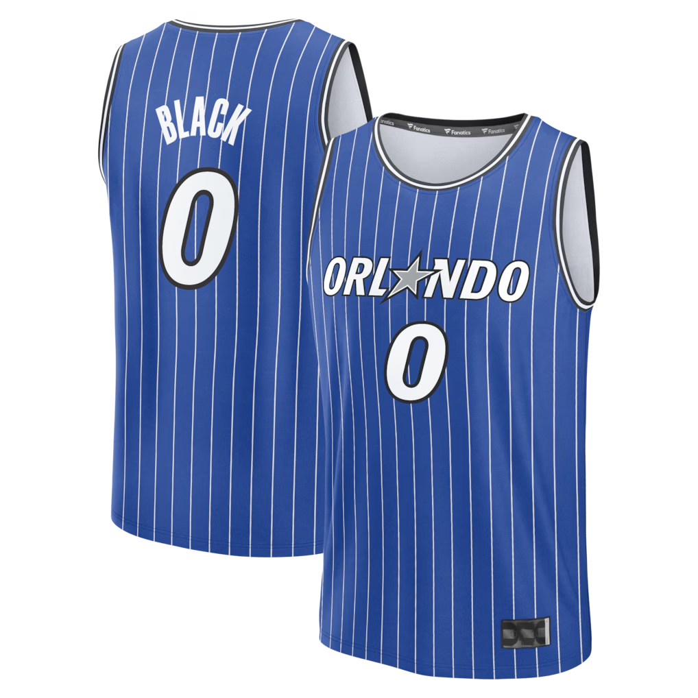Ldoa O.Magic #0 Anthony Black Royal Fast Break Replica Jerseys - Icon Edition