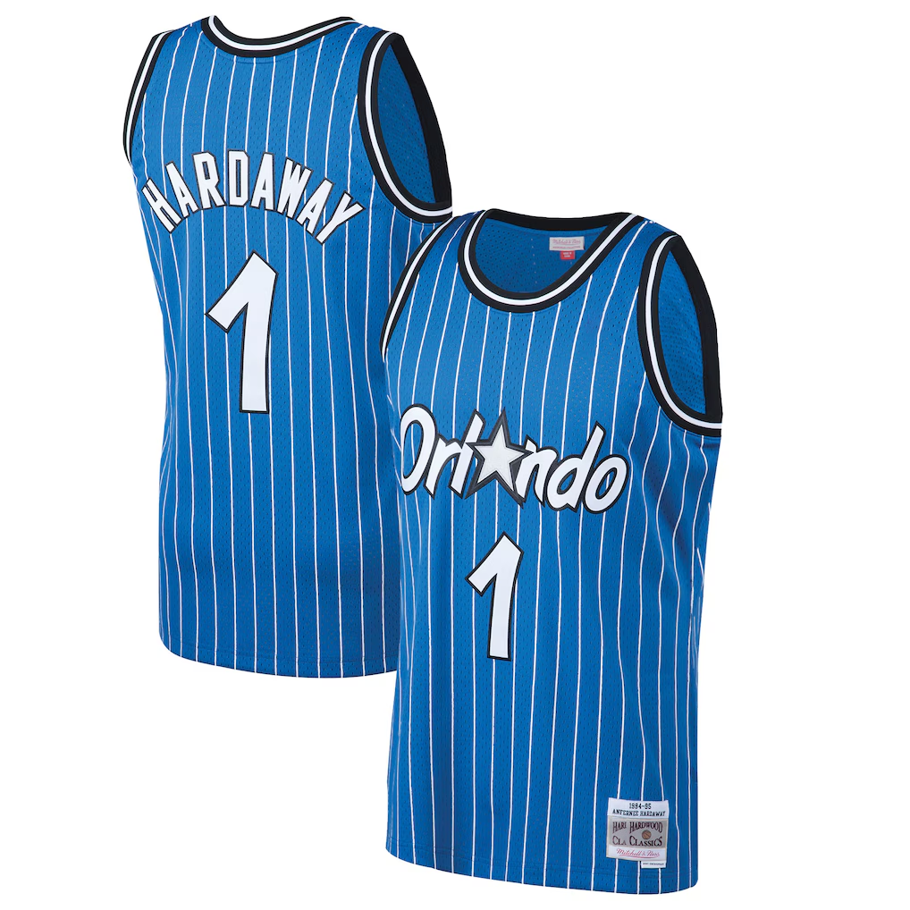 Ldoa O.Magic #1 Penny Hardaway Mitchell & Ness Blue 199495 Hardwood Classics Swingman Jerseys