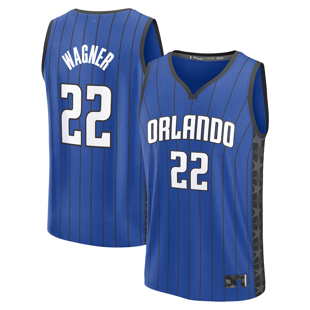 Ldoa O.Magic #22 Franz Wagner  Blue Fast Break Replica Player Jerseys - Statement Edition
