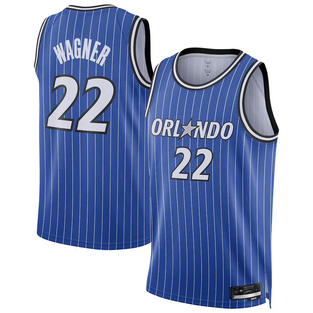 Ldoa O.Magic #22 Franz Wagner Blue Swingman Player Jerseys - Icon Edition