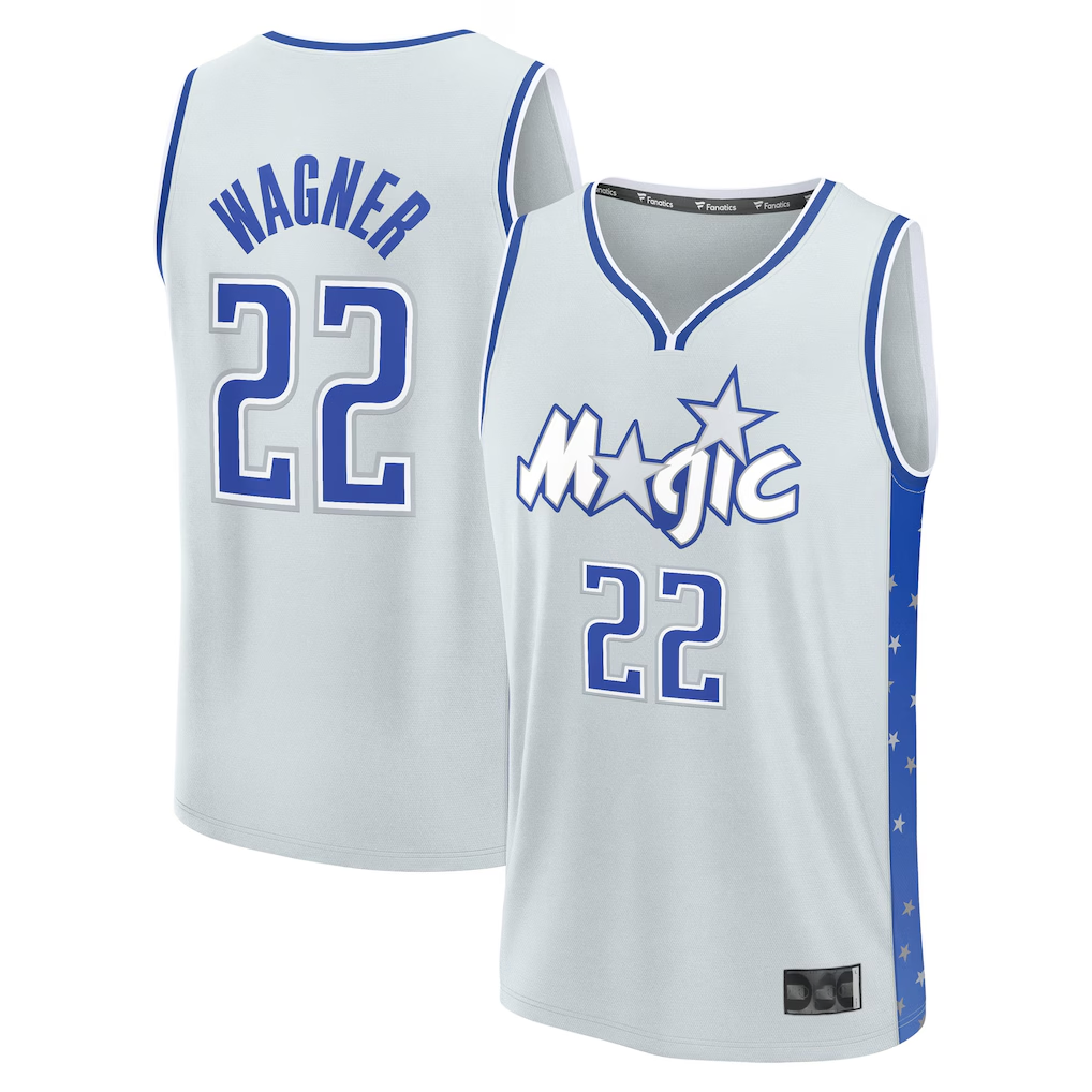 Ldoa O.Magic #22 Franz Wagner  Silver 2025-26 City Edition Fast Break Jerseys