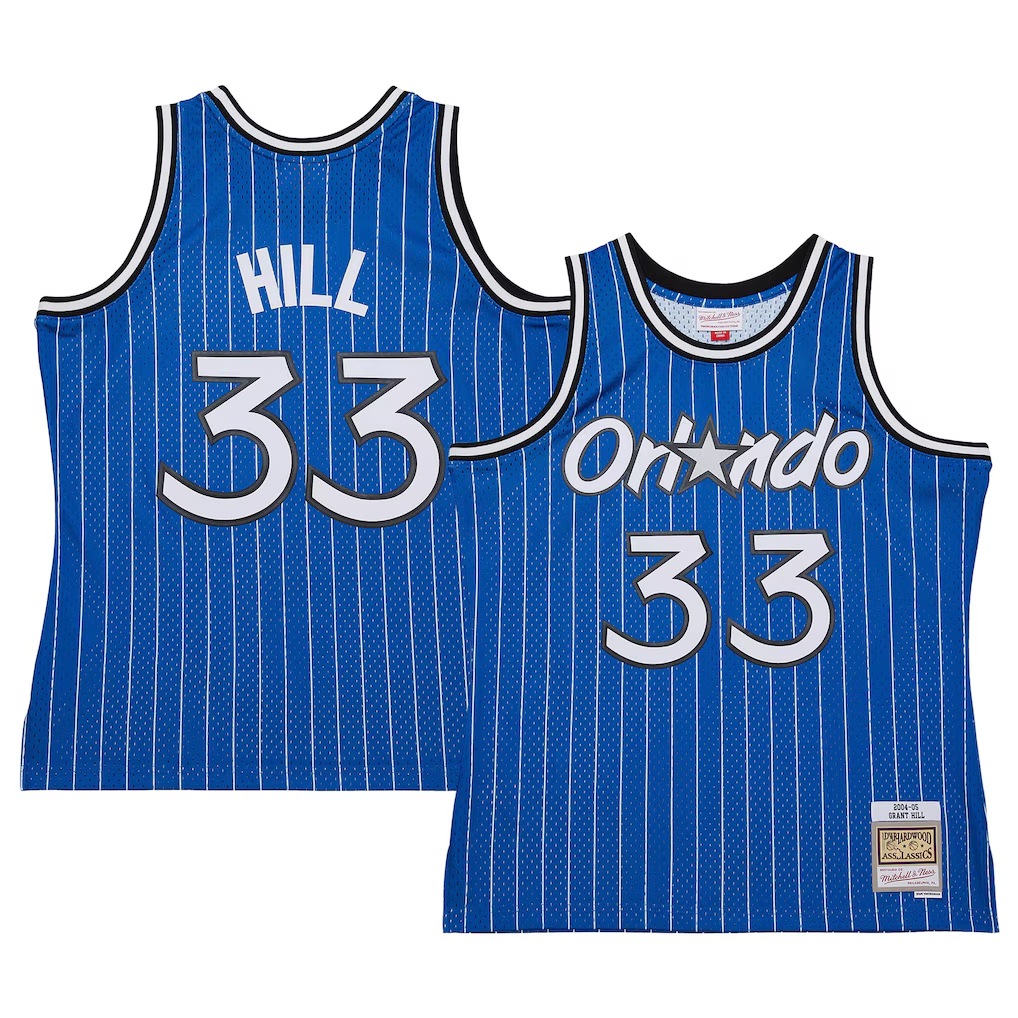 Ldoa O.Magic #33 Grant Hill Mitchell & Ness Blue 2004-05 Hardwood Classics Swingman Jerseys