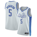 Ldoa O.Magic #5 Paolo Banchero Silver 2025-26 Swingman Jerseys - City Edition