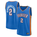 Ldoa OC.Thunder #2 Shai Gilgeous-Alexander Blue Big & Tall Fast Break Stitched Jerseys- Icon Edition