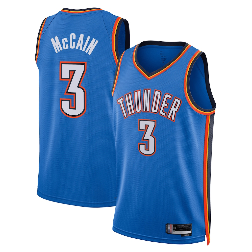 Ldoa OC.Thunder #3 Jalen Williams Blue Swingman Stitched Jerseys - Icon Edition