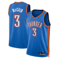 Ldoa OC.Thunder #3 Jared McCain Blue Swingman Stitched Jerseys- Icon Edition