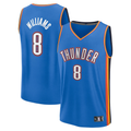 Ldoa OC.Thunder #8 Jalen Williams Blue Fast Break Replica Player Stitched Jerseys - Icon Edition