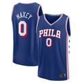 Ldoa P.76ers #0 Tyrese Maxey  Royal Big & Tall Fast Break Jerseys - Icon Edition