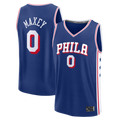 Ldoa P.76ers #0 Tyrese Maxey  Royal Fast Break Replica Player Jerseys - Icon Edition