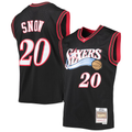 Ldoa P.76ers #20 Eric Snow Mitchell & Ness Black 2000-01 Hardwood Classics Swingman Jerseys