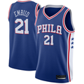 Ldoa P.76ers #21 Joel Embiid Royal Swingman Jerseys - Icon Edition