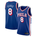 Ldoa P.76ers #8 Paul George Royal 2024 Offseason Addition Swingman Jerseys