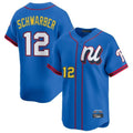 Ldoa P.Phillies #12 Kyle Schwarber Player Blue National League All-star Game Limited Stitched Jerseys