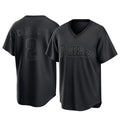 Ldoa P.Phillies #2 Justin Crawford Player Black Pitch Fashion Limited T-shirt Stitched Jerseys