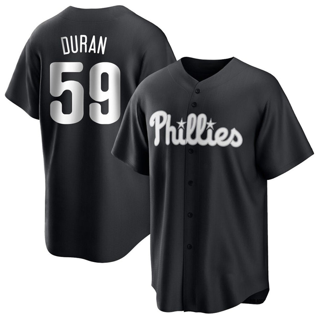 Ldoa P.Phillies #59 Jhoan Duran Player Black Alt Fashion Home Game Stitched Jerseys