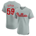 Ldoa P.Phillies #59 Jhoan Duran Player Gray Home Limited Elite Stitched Jerseys