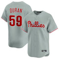 Ldoa P.Phillies #59 Jhoan Duran Player Gray Home Limited Stitched Jerseys