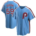 Ldoa P.Phillies #59 Jhoan Duran Player Light Blue Home Limited Game Stitched Jerseys