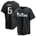 Ldoa P.Phillies #5 Bryson Stott Player Black Alt Fashion Home Game Stitched Jerseys