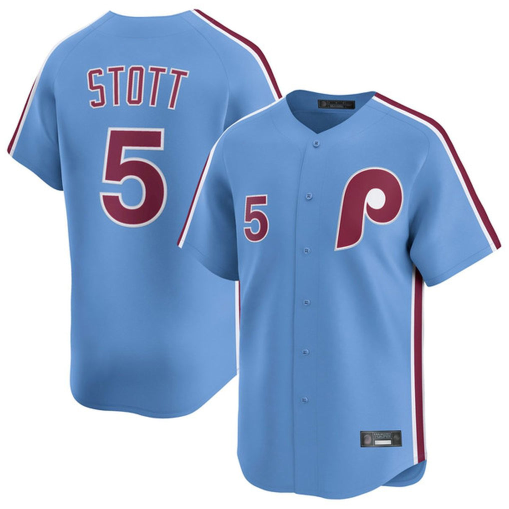 Ldoa P.Phillies #5 Bryson Stott Player Light Blue Home Limited Stitched Jerseys