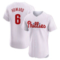 Ldoa P.Phillies #6 Ryan Howard Player White Home Limited Elite Stitched Jerseys