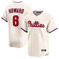 Ldoa P.Phillies #6 Ryan Howardr Player Cream Home Limited Stitched Jerseys