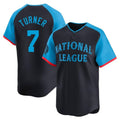 Ldoa P.Phillies #7 Trea Turner Player Navy National League All-Star Limited Game Stitched Jerseys