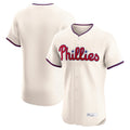 Ldoa P.Phillies Blank Player Cream Home Limited Elite Stitched Jerseys