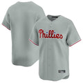 Ldoa P.Phillies Blank Player Gray Home Limited Stitched Jerseys