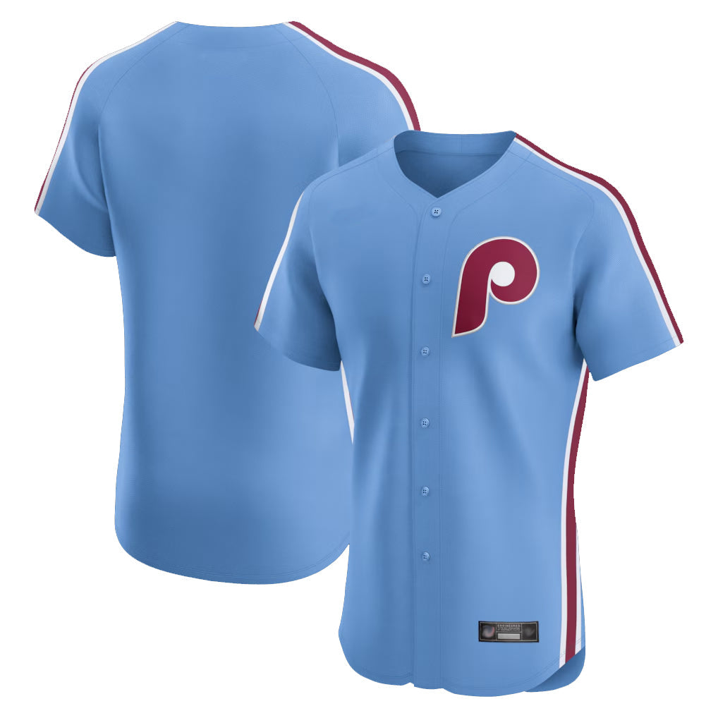 Ldoa P.Phillies Blank Player Light Blue Home Limited Elite Stitched Jerseys