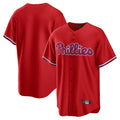 Ldoa P.Phillies Blank Player Red Home Game Stitched Jerseys