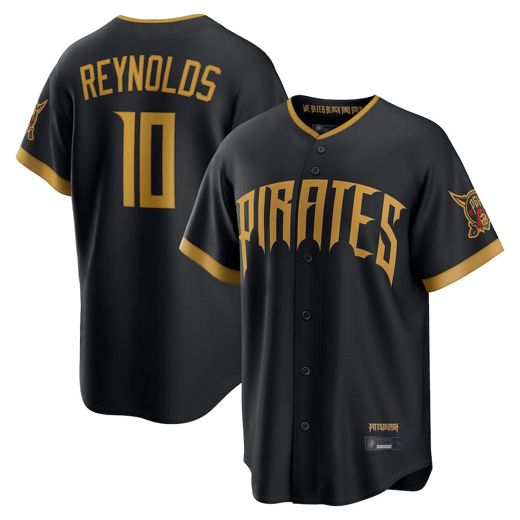 Ldoa P.Pirates #10 Bryan Reynolds Player Black 2026 City Connect Home Game Stitched Jerseys