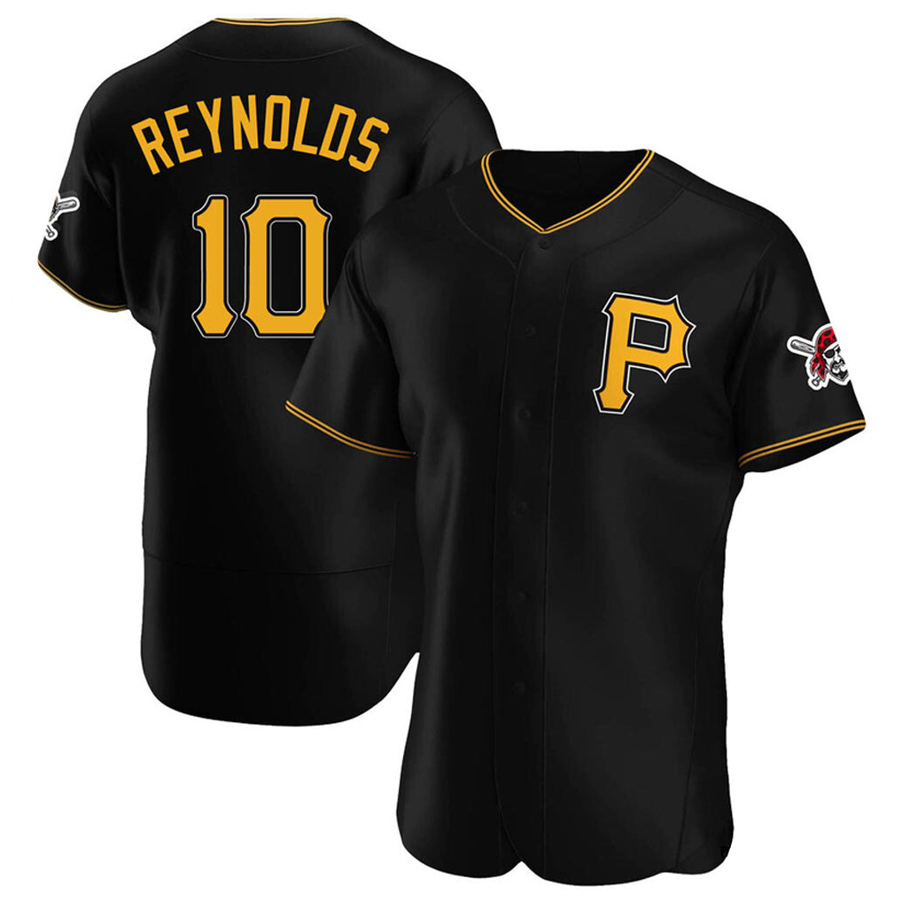 Ldoa P.Pirates #10 Bryan Reynolds Player Black Alternate 2025 Home Limited Elite Stitched Jerseys