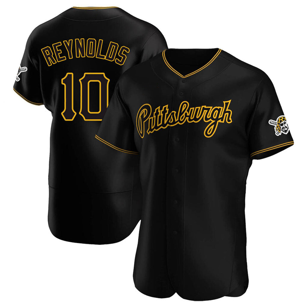 Ldoa P.Pirates #10 Bryan Reynolds Player Black Home Limited Elite Stitched Jerseys