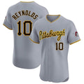 Ldoa P.Pirates #10 Bryan Reynolds Player Gray Road Home Limited Elite Stitched Jerseys