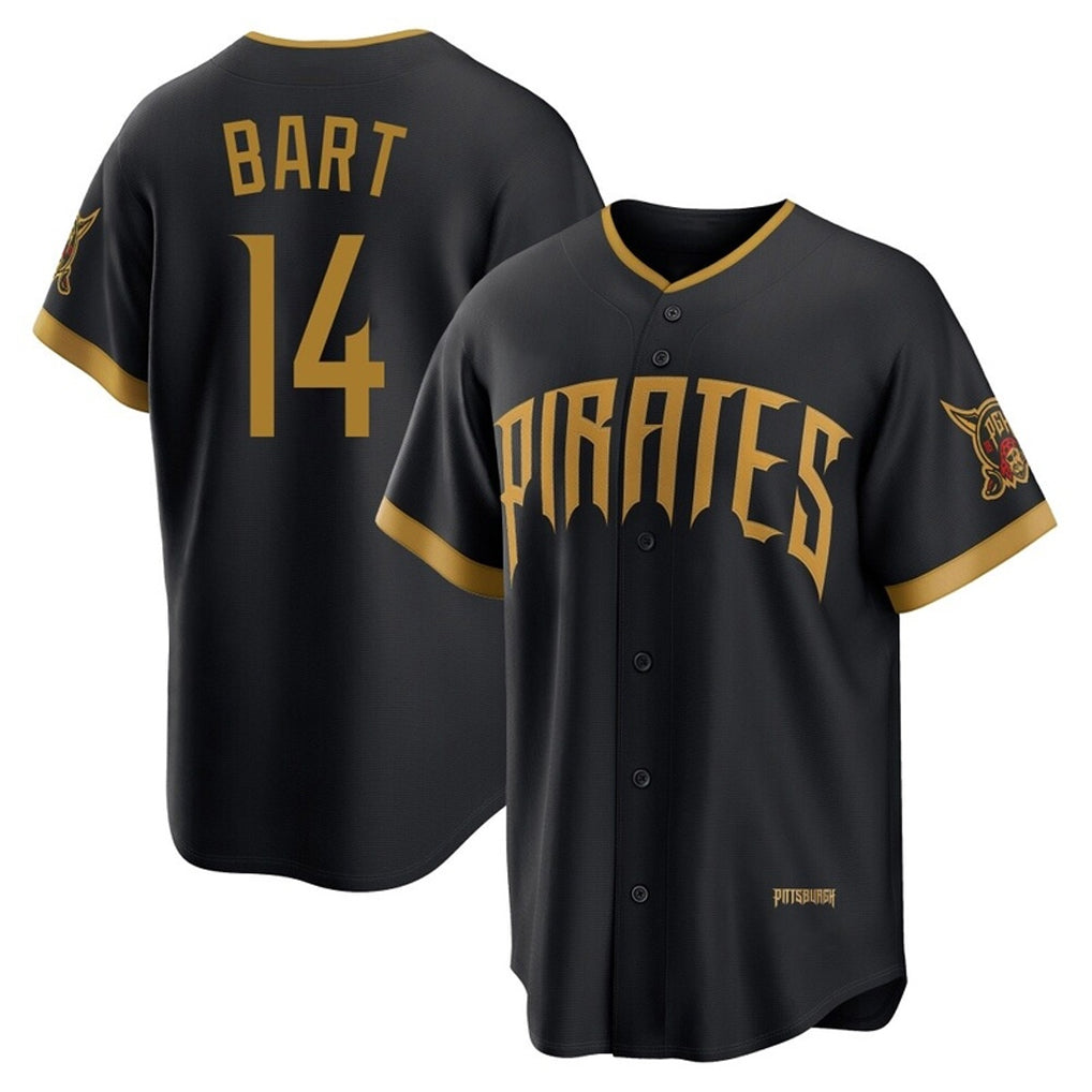 Ldoa P.Pirates #14 Joey Bart Player Black 2026 City Connect Home Game Stitched Jerseys