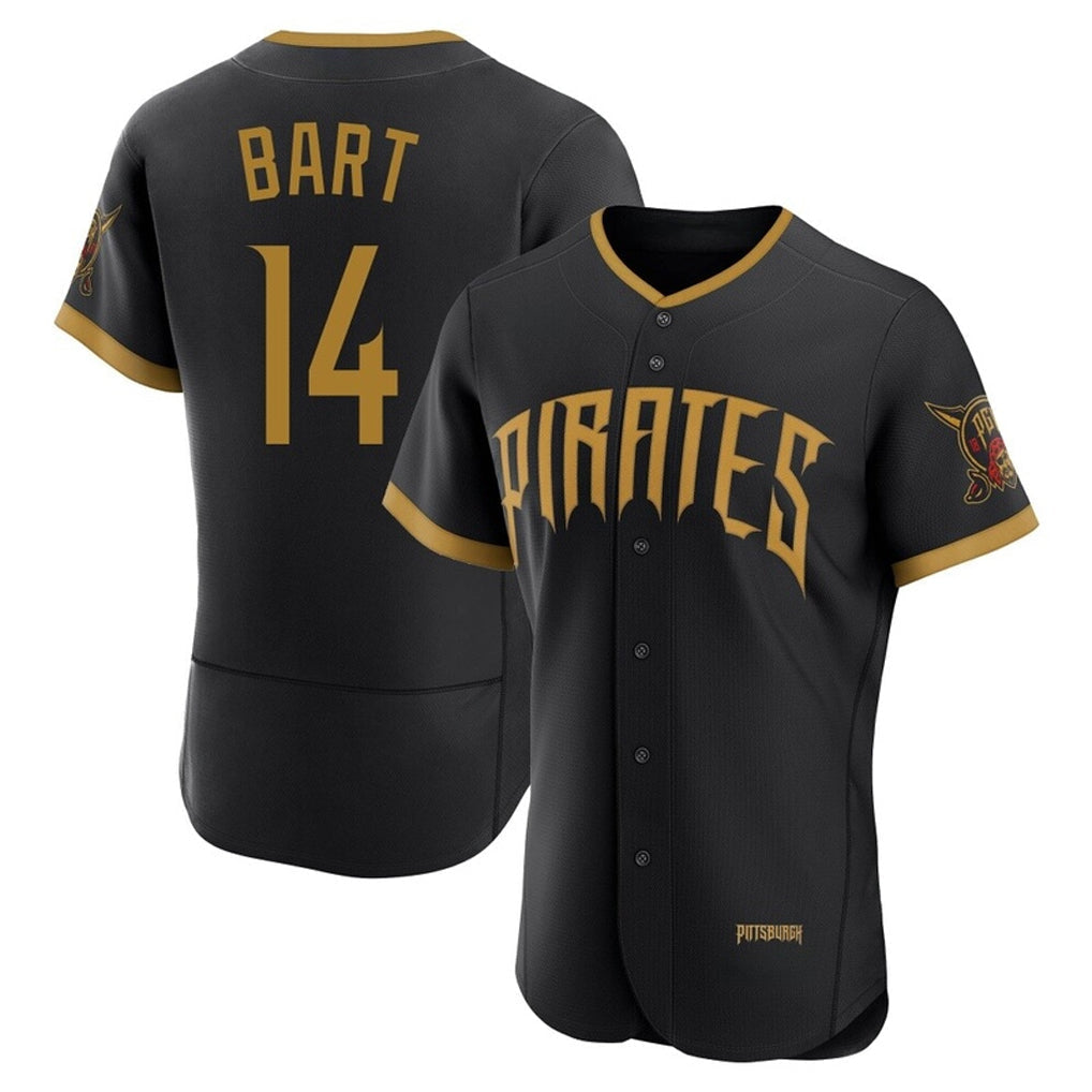 Ldoa P.Pirates #14 Joey Bart Player Black 2026 City Connect Home Limited Elite Stitched Jerseys