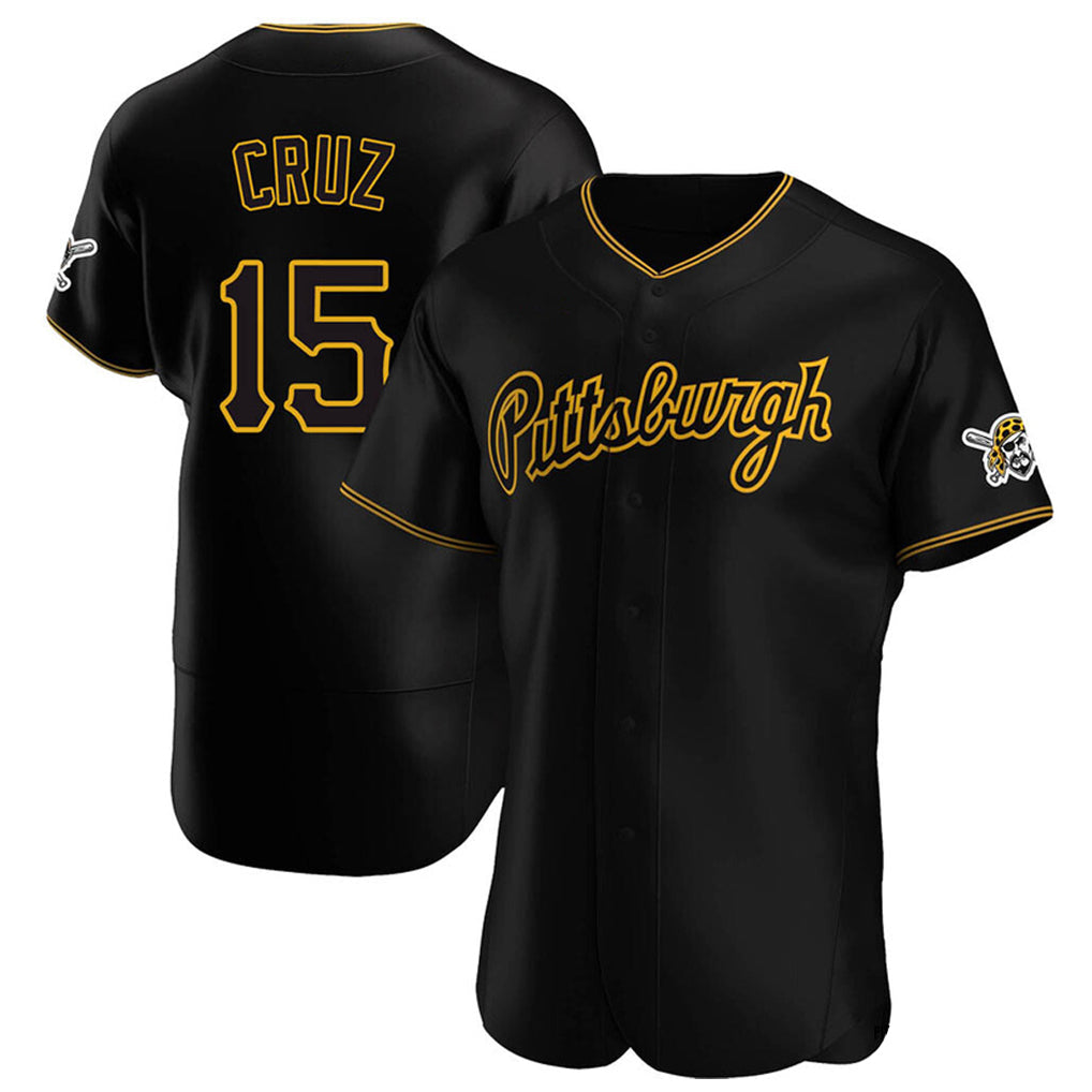 Ldoa P.Pirates #15 Oneil Cruz Player Black Home Limited Elite Stitched Jerseys