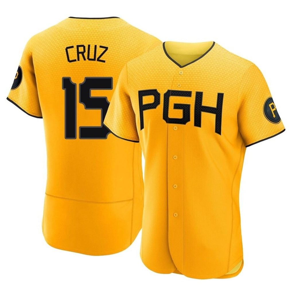 Ldoa P.Pirates #15 Oneil Cruz Player Gold City Connect Home Limited Elite Stitched Jerseys