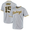 Ldoa P.Pirates #15 Oneil Cruz Player Gray Road Home Game Stitched Jerseys