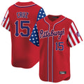 Ldoa P.Pirates #15 Oneil Cruz Player Red 2025 Independence Day Vapor Premier Limited Stitched Jerseys