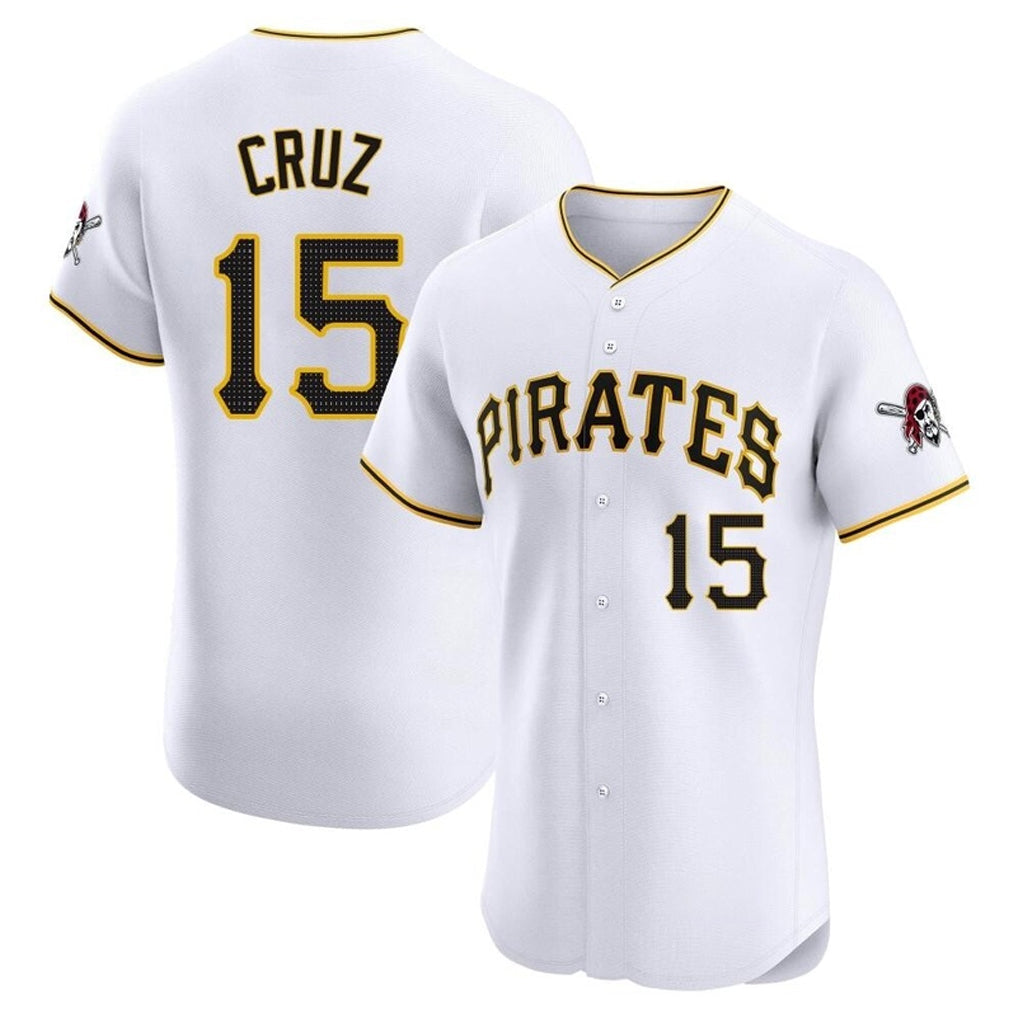 Ldoa P.Pirates #15 Oneil Cruz Player White Home Limited Elite Stitched Jerseys