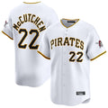 Ldoa P.Pirates #22 Andrew McCutchen Player White Home Limited Stitched Jerseys