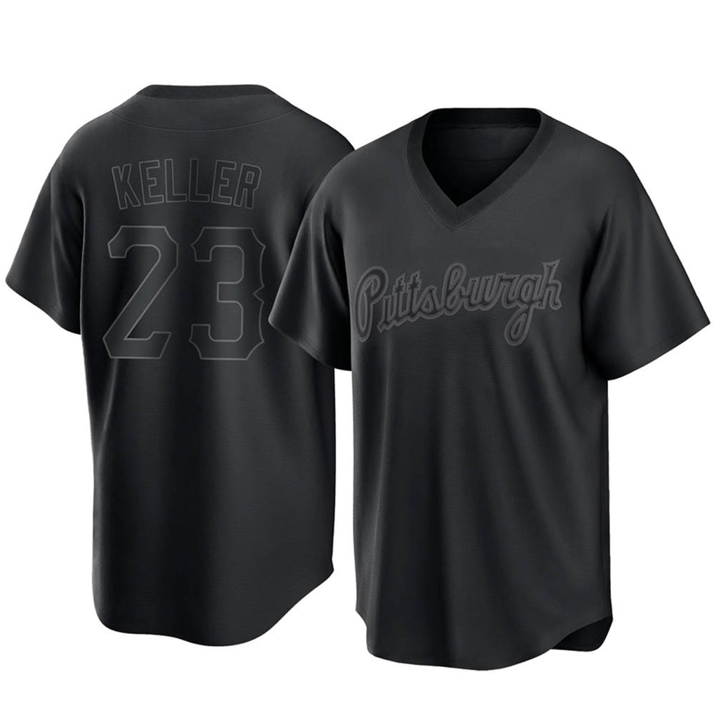 Ldoa P.Pirates #23 Mitch Keller Player Black Fashion Home Game Stitched Jerseys