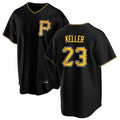Ldoa P.Pirates #23 Mitch Keller Player Black Home Game Stitched Jerseys