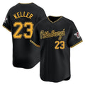 Ldoa P.Pirates #23 Mitch Keller Player Black Home Limited Stitched Jerseys